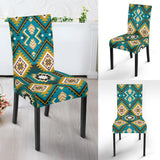 Turquoise Native American Dining Chair Slip Cover