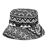 GB-NAT00441 Black Pattern Native  Bucket Hat