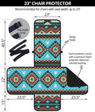 Powwow Store gb nat00319 tribal line shapes ethnic pattern 23 chair sofa protector