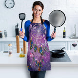 Galaxy Purple Dreamcatcher Native American Apron - Powwow Store