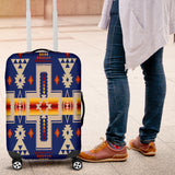 Powwow Store gb nat00062 04 navy tribe design native american luggage covers