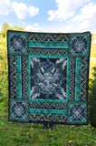 Powwow Storeqlt 005 pattern blue mandala premium quilt