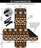 Powwow Store gb nat00508 brown pattern native 23 chair sofa protector