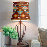 GB-NAT00580 Pattern With Birds Drum Lamp Shade