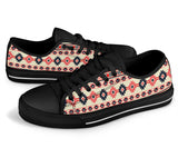 GB-NAT00375 Pink & Navy Pattern Native No-Box Low Top Shoes Black