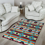 Powwow Store gb nat00511 blue red pattern native area rug