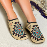 GB-NAT00076	Southwest Symbol Native American Aqua Shoes