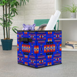 Powwow Store gb nat00046 06 dark blue pattern storage cube 1