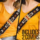 GB-NAT00062-01 Black Tribe Design Seat Belt Cover