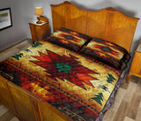 Powwow Store southwest brown symbol native american quilt bed set 1