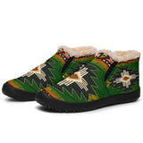 Southwest Green Symbol Native American Winter Sneaker - Powwow Store