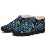 Naumadic Arts Blue Native American Winter Sneakers - Powwow Store