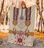 Powwow Store gb nat00069 04 pink pattern breastplate blanket 1