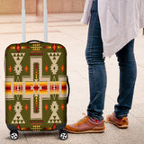 Powwow Store gb nat00062 12 green tribe design native american luggage covers