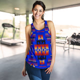 Powwow Store gb nat00046 06 dark blue native tribes pattern native american womens racerback tank