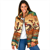 Powwow Storegb nat00054 kokopelli myth womens padded jacket