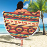 Ethnic Pattern Native American Beach Blanket - Powwow Store