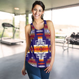 Powwow Store gb nat0004 purple pattern native american womens racerback tank