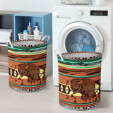 Powwow Store gb nat00024 bison native american laundry basket