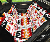 Powwow Store gb nat00075 white tribes pattern native american pet seat cover