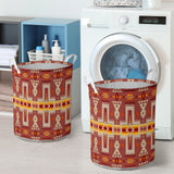 Powwow Store gb nat00062 11 tan tribe design laundry basket