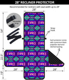 Powwow Storegb nat00628 purple pattern native 28 recliner sofa protector