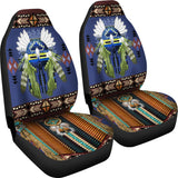 Powwow Store csa 0005 blue mandala native car seat cover