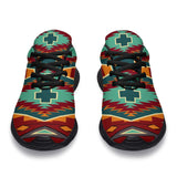 Native American Red Pattern Sport Sneakers