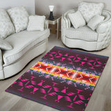 Powwow Storegb nat00653 pattern purple native area rug