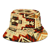 GB-NAT00022 Tribal Yellow Arrow Bucket Hat