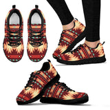 GB-NAT00510 Red Ethnic Pattern Sneaker