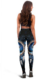 Galaxy Wolf Dreamcatcher Native American Women's Leggings - ProudThunderbird