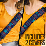 GB-NAT00598 Seamless Ethnic Ornaments Seat Belt Cover