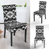 GB-NAT00441 Black Pattern Native Dining Chair Slip Cover