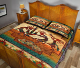 Kokopelli Myth Native American Quilt Bed Set