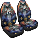GB-NAT00314 Wolf Moon Galaxy Car Seat Covers