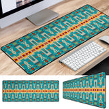 Powwow Store gb nat00062 05 turquoise tribe design native american mouse mat