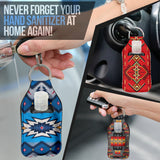 Native Pattern Sanitizer Bottle Keychains SET 5