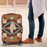 Powwow Storegb nat00640 ribe design native american luggage covers