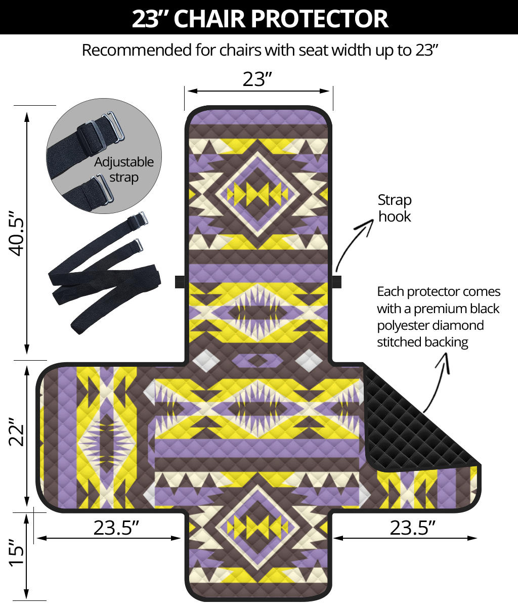Powwow Storecsf 0011 pattern native 23 chair sofa protector