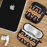 Powwow Store gb nat00062 01 black tribe design airpods case cover