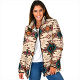 GB-NAT00622 Retro Color Tribal Women's Padded Jacket