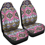 Powwow Storecsa 00039 pattern pink native car seat cover