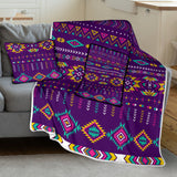 GB-NAT00549-02 Light Purple  Pillow Blanket