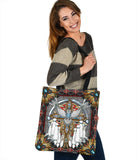 Powwow Store gb nat00023 021 naumaddic arts gray tote bags