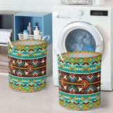 Powwow Store gb nat00579 seamless colorful laundry basket