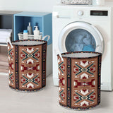 Powwow Store gb nat0002 orange geometric laundry basket