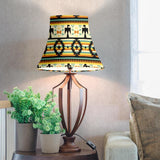 Thunderbirds Yellow Native American Bell Lamp Shade no link - Powwow Store