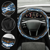 Powwow Store gb nat00613 retro colors tribal seamless steering wheel cover