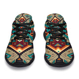 Tribe Blue Pattern Native American Sport Sneaker